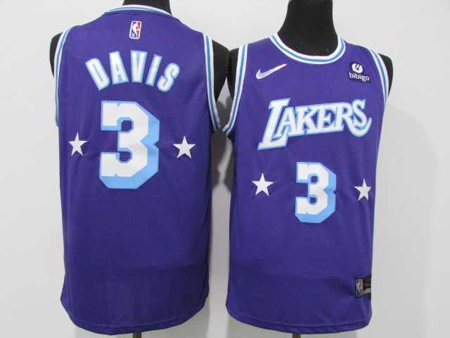 Lakers 3 Anthony Davis Purple Nike Diamond 75th Anniversary City Edition Swingman Jersey,We sell and wholesale Lakers 3 Anthony Davis Purple Nike Diamond 75th Anniversary City Edition Swingman Jersey on line form chian!